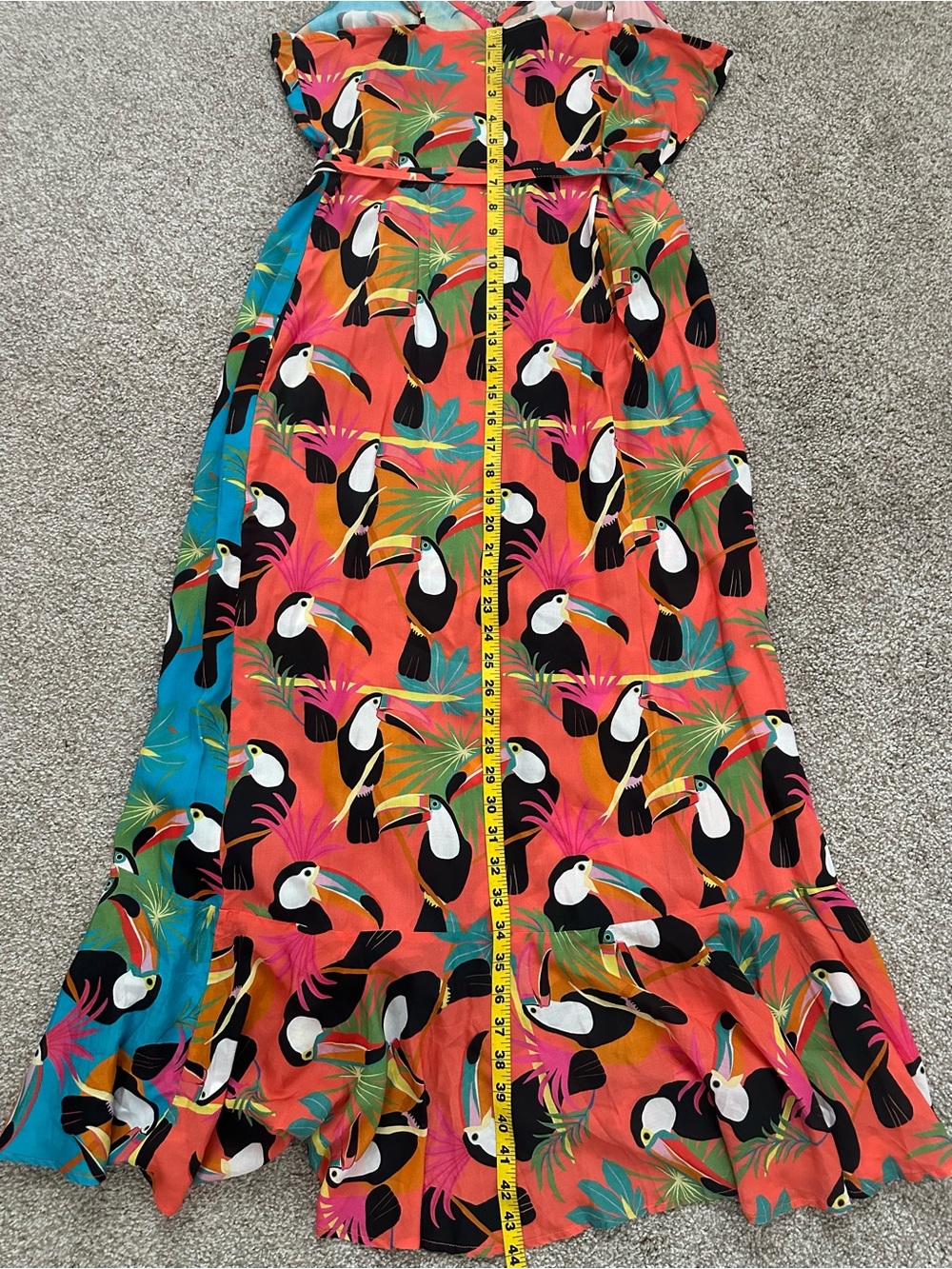 Farm Rio Toucans Wrap Maxi Dress x Anthropologie – Size M - Picture 10 of 13
